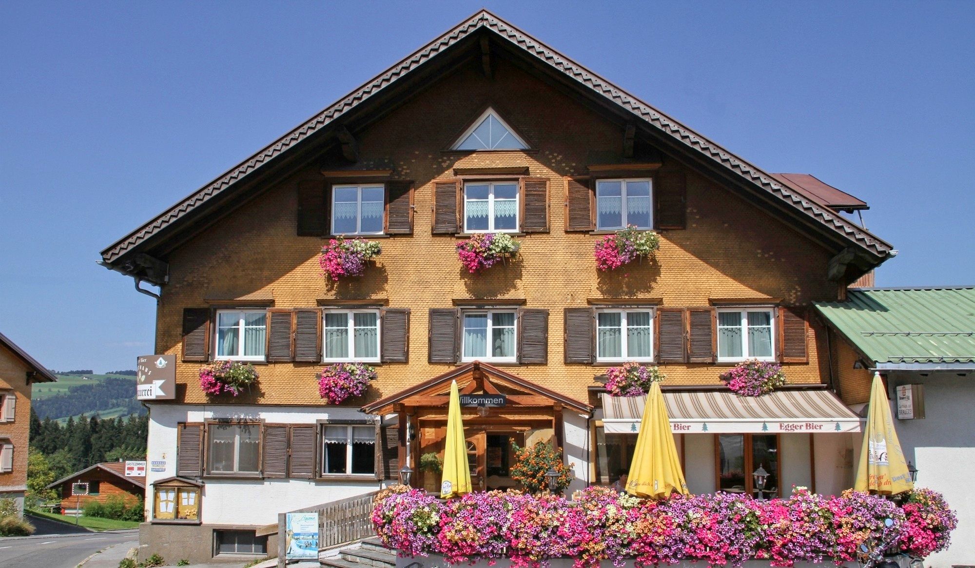 Ansicht unseres Gasthauses Brauerei in Krumbach/Vorarlberg