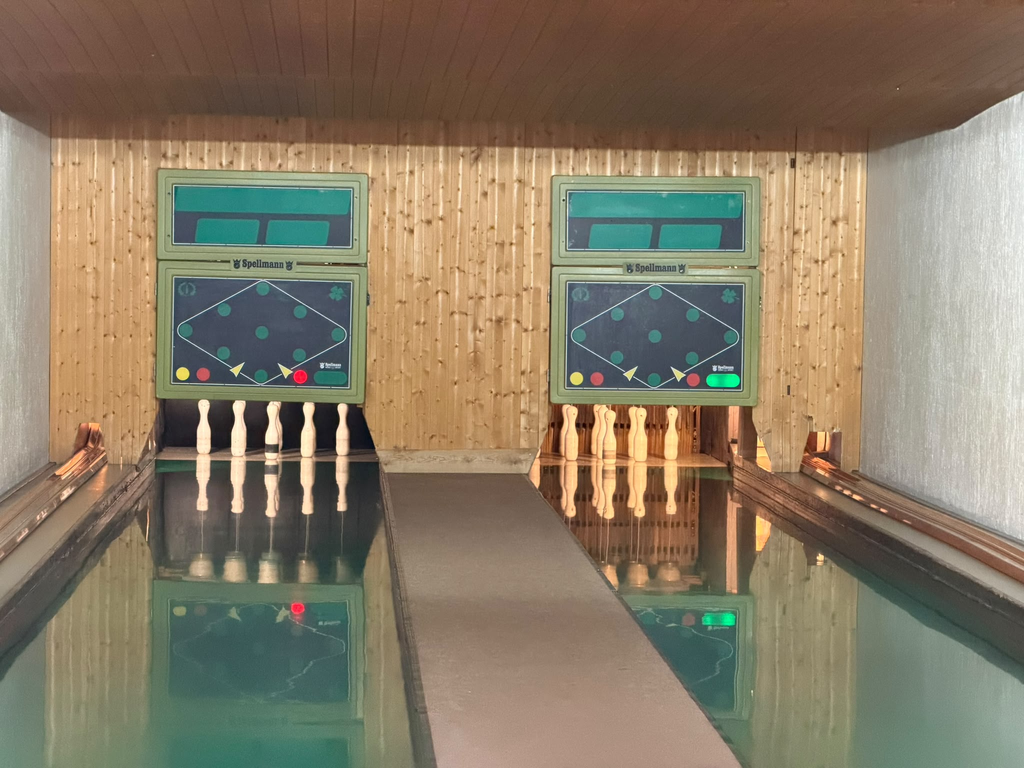 Kegelbahn im Gasthaus Brauerei Krumbach
